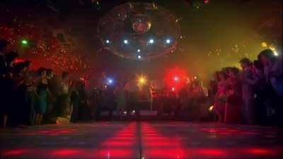 German clubbers just ignoring John Wick slaughtering all the guards.