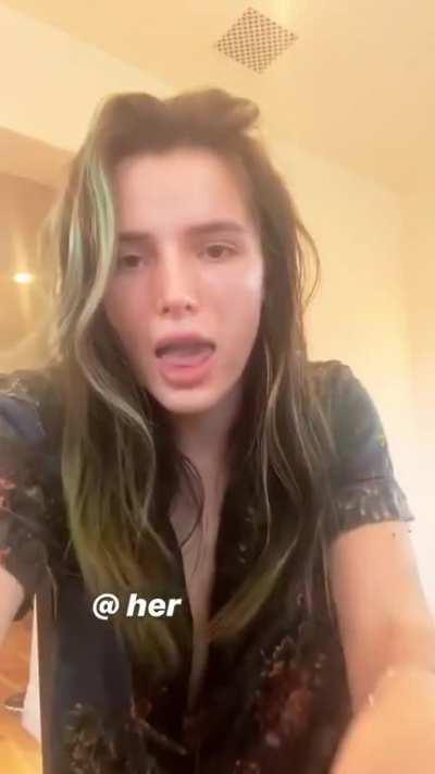 Bella Thorne Tongue Skills
