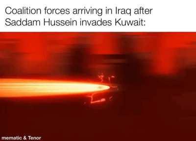 The Persian Gulf War saw Iraq fight alone against a U.N. Coalition of 37 countries in 1991. The Coalition lost 300 troops while Iraq lost around 25,000.