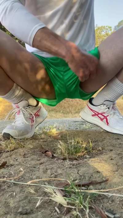 I think I'm a little too turned on to be jogging alone