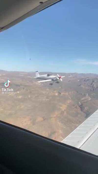 Awesome snap roll caught on film