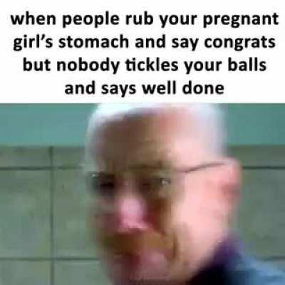 I just want someone to tickle my balls