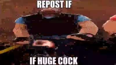 Repost because HUGE COCK