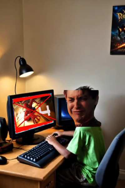 Me in 2010 finding out spiderman 4 is cancelled 