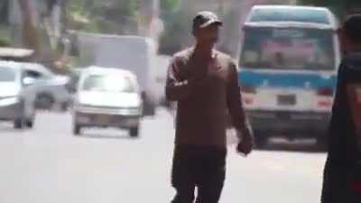 To prank and scare a stranger