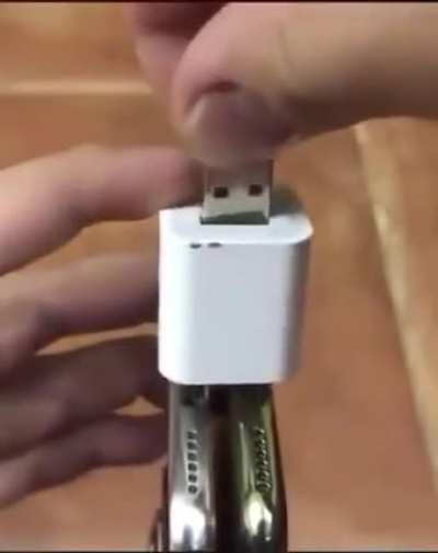 to reverse charge iphone