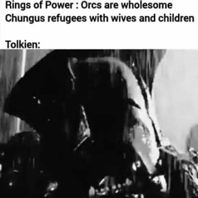 Como que ahora los orcos tienen esposas e hijos 💀 @ShitpostRock