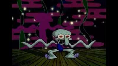 Squidward 🐙 dancing 💃 4K and 1080p HD