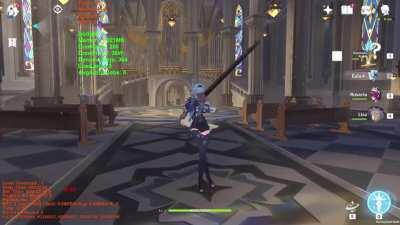 Just like Beidou, Eula also kicks her Sword.