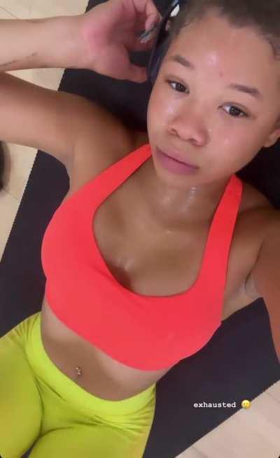 Sweaty after Workout