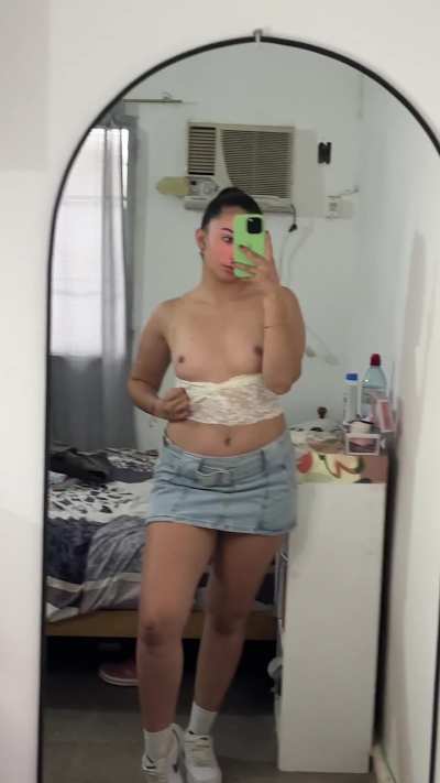 Would you kiss my tiny tits?💋 F18