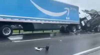 Insane Highway Pileup