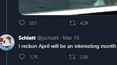 Schlatt doing a little trolling