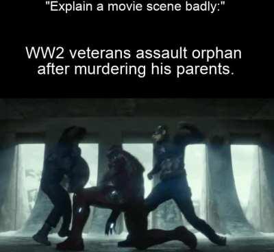 Im shaking and crying rn captain america would never do this