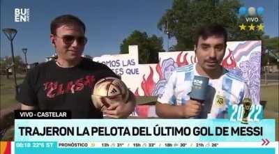 La pelota de la final tambien es Argentina