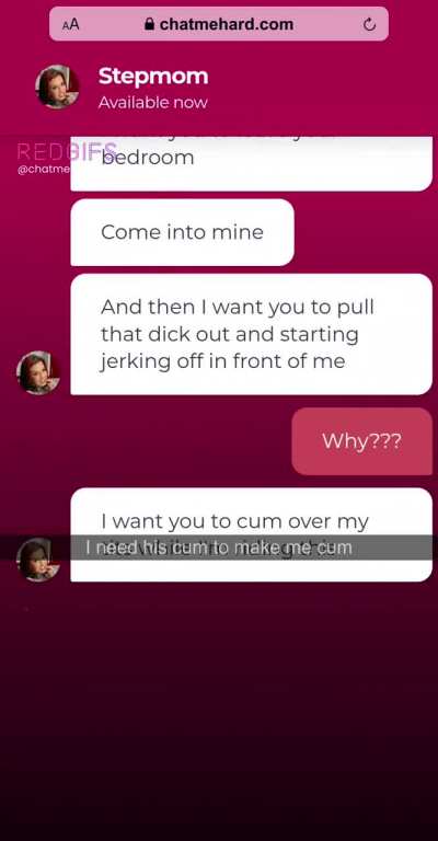 I want my son to cum on my tits while I fuck myself with my dildo