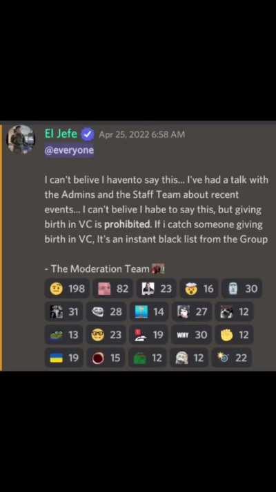 Average Amouncement Message: