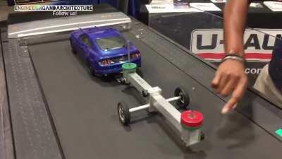 The importance weight distribution when pulling a trailer or camper.