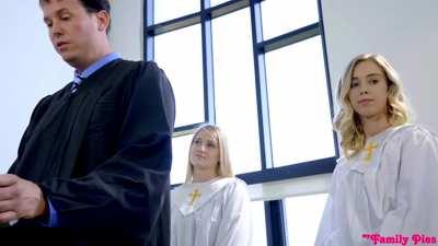 Fucking stepsis at the alter