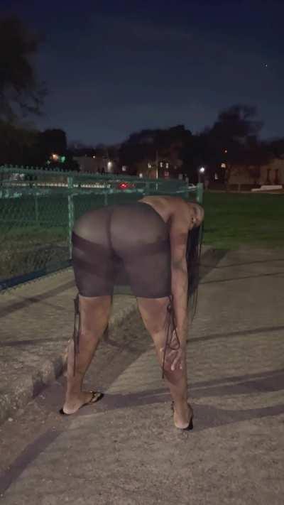 💙New Video on Fansly💙 I go on another naughty adventure with my tight see through black dress with nothing on underneath 😈 Click the link in the comments to see the FULL video