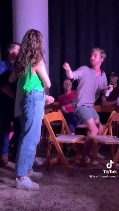 Main character syndrome at someone else’s improv show 🎭