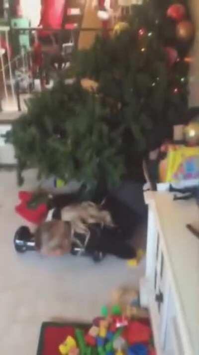 Mounting a hover board upside down