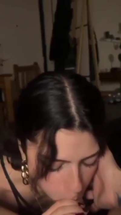 The kind of eye contact that’d make anyone fold