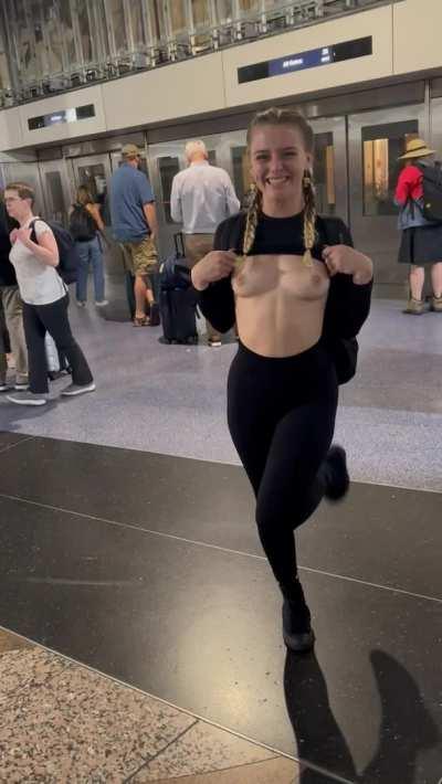 Have you ever fucked in the airport before? (;