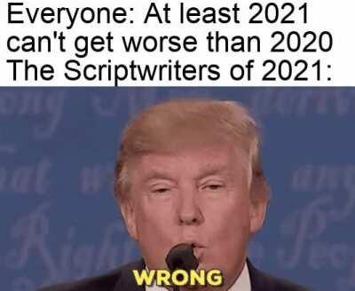 Well let's hope it will be a good year