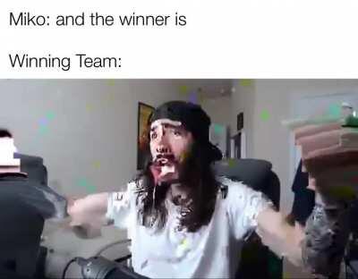 When the winner gets announced the girls be like.