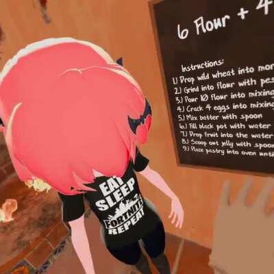 My (now ex) waifu was wearing a fortn!te shirt, I was immediately disgusted, so I had to punish her, don't let your waifus get into this degenerecy