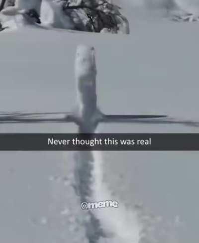 This snowball growing as it rolls