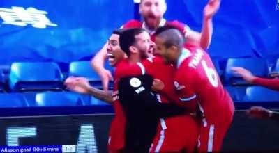 Alisson goal in slow-mo with Rocky song is the greatest