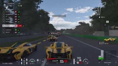 Rare Monza turn 1 luck