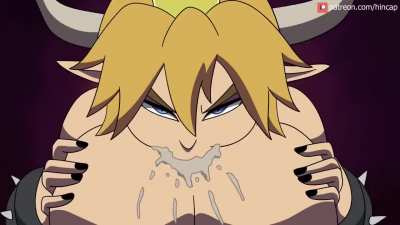 Posting porn til i dont feel like it: Day 80, Bowsette Origin (HincaP)