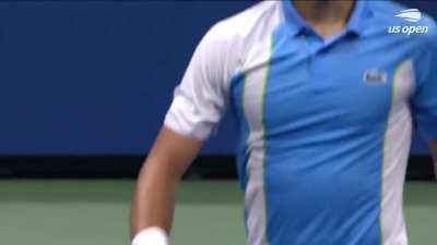 Djokovic celebrates with Shelton’s celly celebration