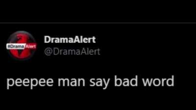 He has an attention span of a sesame seed.