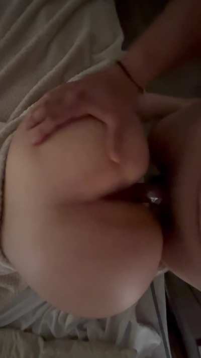 He loves making my booty bounce