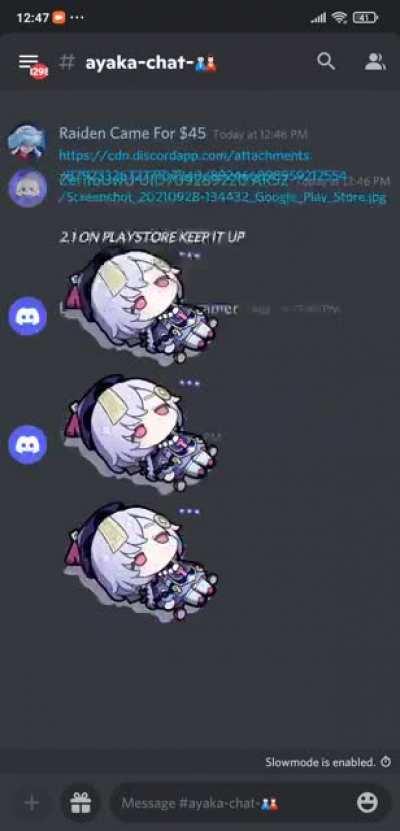 The absolute state of the Genshin Official Discord is hillarious. Qiqi falling off is a piece of art.