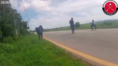 (July 25, 2023) Dawei Guerrilla Revolutionary Force ambushes a Myanmar (Burma) Tatmadaw Junta truck; 2 soldiers and 1 officer died.