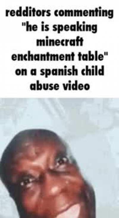 “he is speaking meinkraft enchantmen taple “