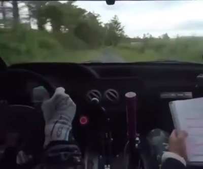 Ken Block's insane rally car control.