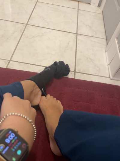 You’re absolutely obsessed👣🥰