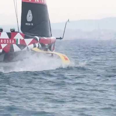 Amazing Americas Cup vessels that are part aircraft