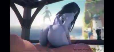 Widowmaker bounce! VGEROTICA