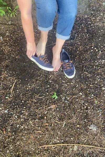 For all my (f)eet friends I was dared to take my shoes off and enjoy nature.