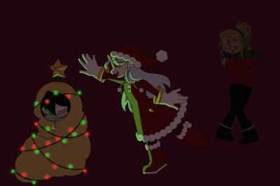 Three types of holiday people