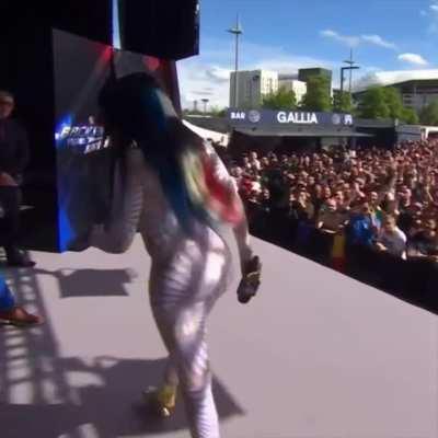 Tiffany Stratton, Naomi, and Bayley walkouts