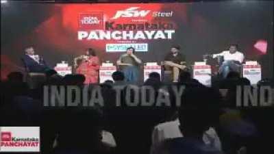 Anyone know who this lady is? In spite of Rajweep being an arse she has strong replies for him. She says what needs to be said. This video may be old, just got it via WhatsApp.