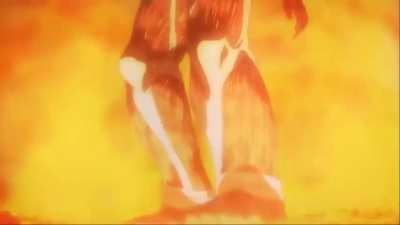 ambatublou transforms into the colossal titan?!